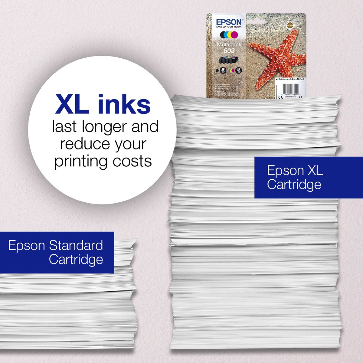 Epson 603XL - XL - cyan - original - ink cartridge
