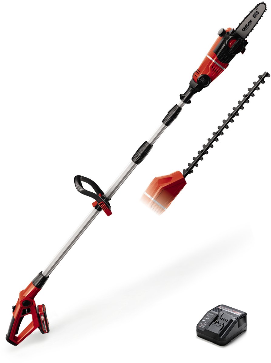 Einhell GE-HC 18 Li T akku multiklippersæt 2i1 18V/3,0Ah batteri og lader