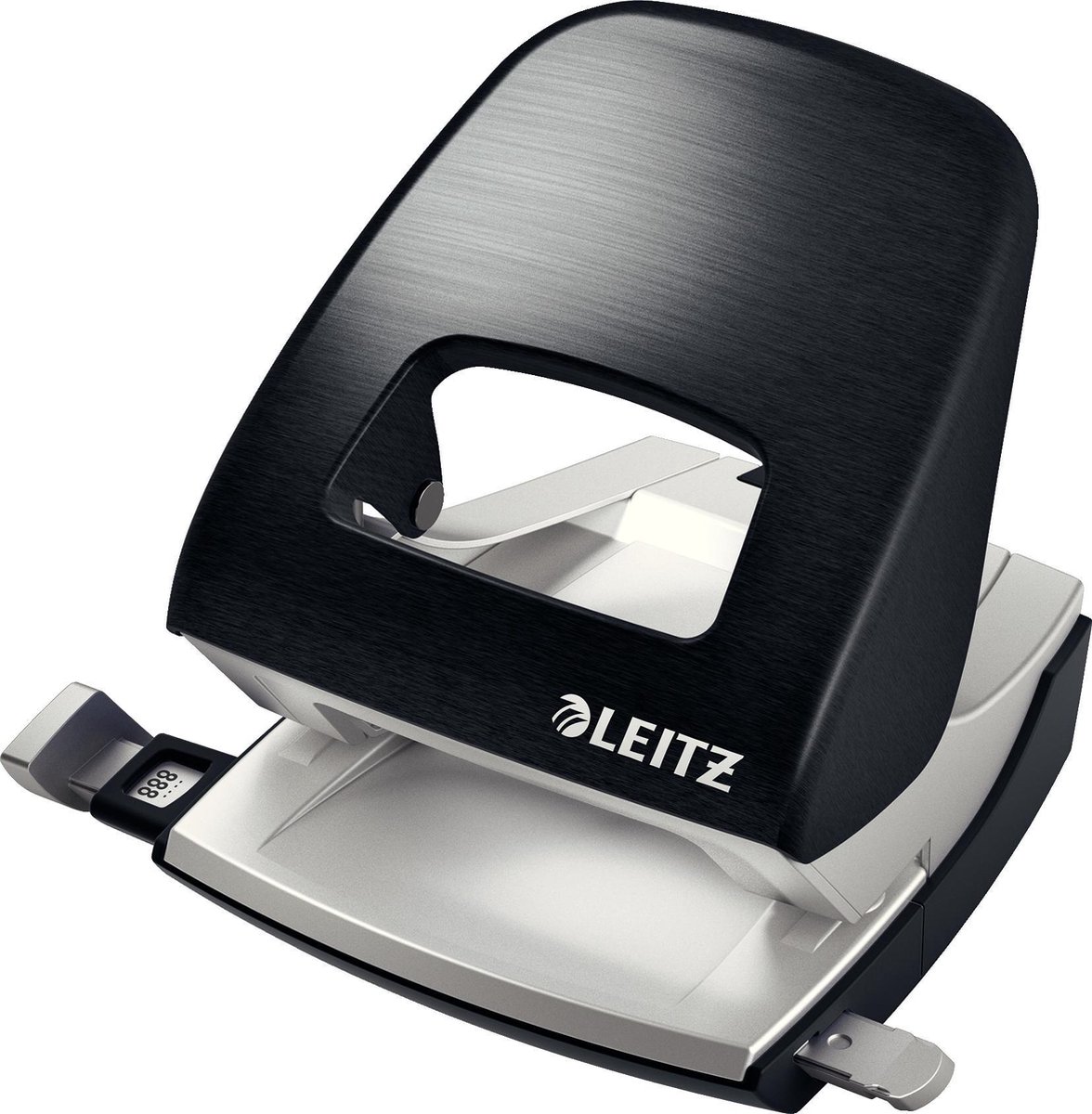 Leitz Hulapparat 5006 Style NeXXt, 2-huls 30 ark metal Satin sort
