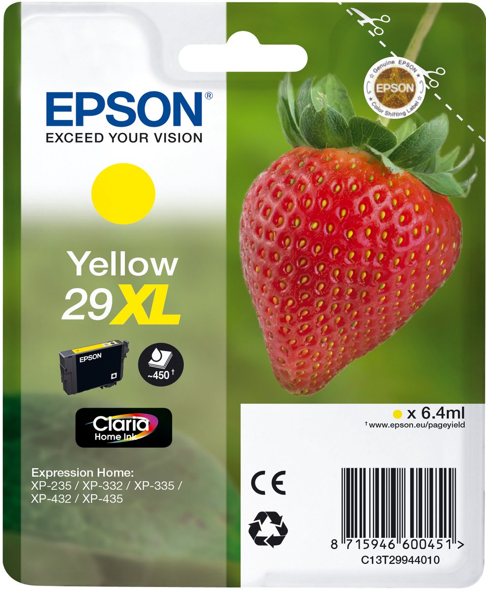 Epson 29XL - Yellow Ink