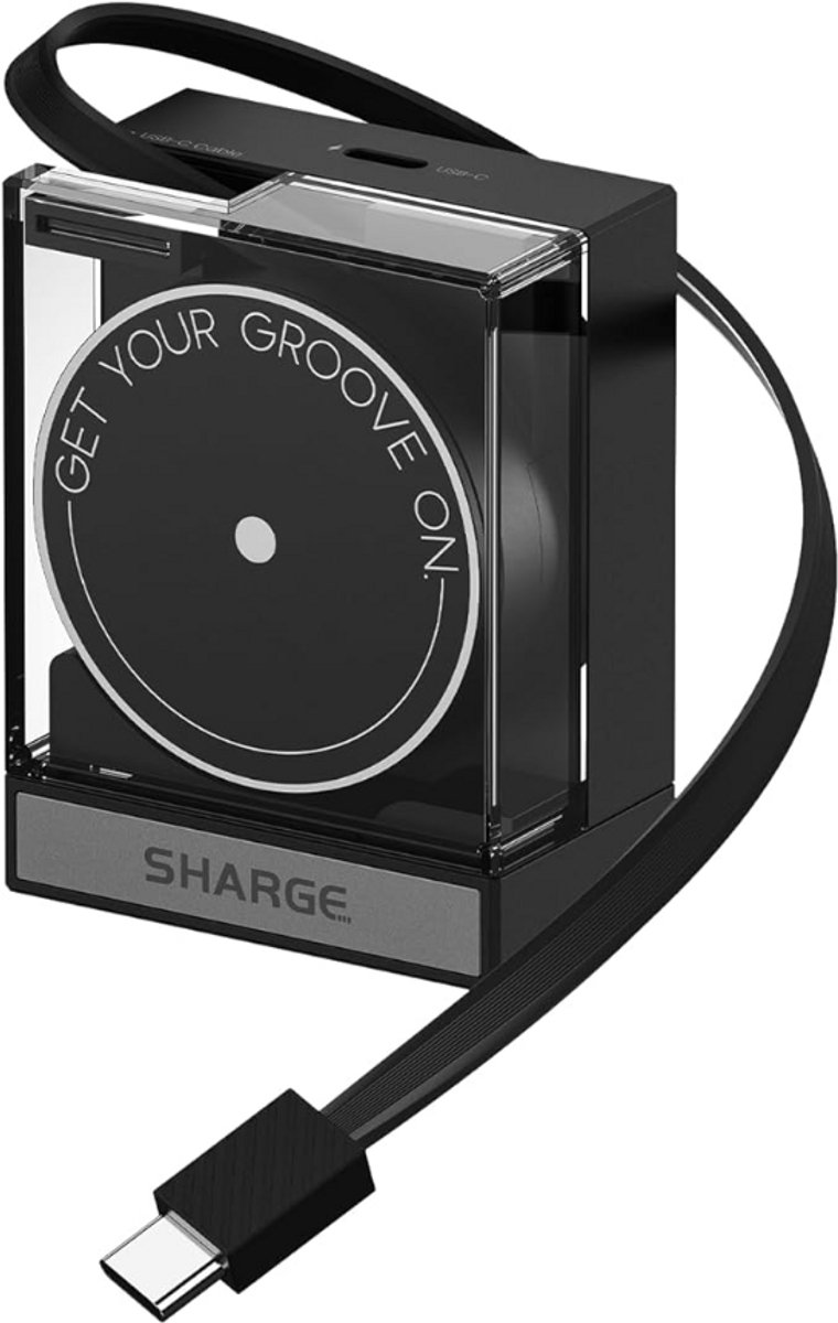 SHARGE Retractable 65W Charger - Black