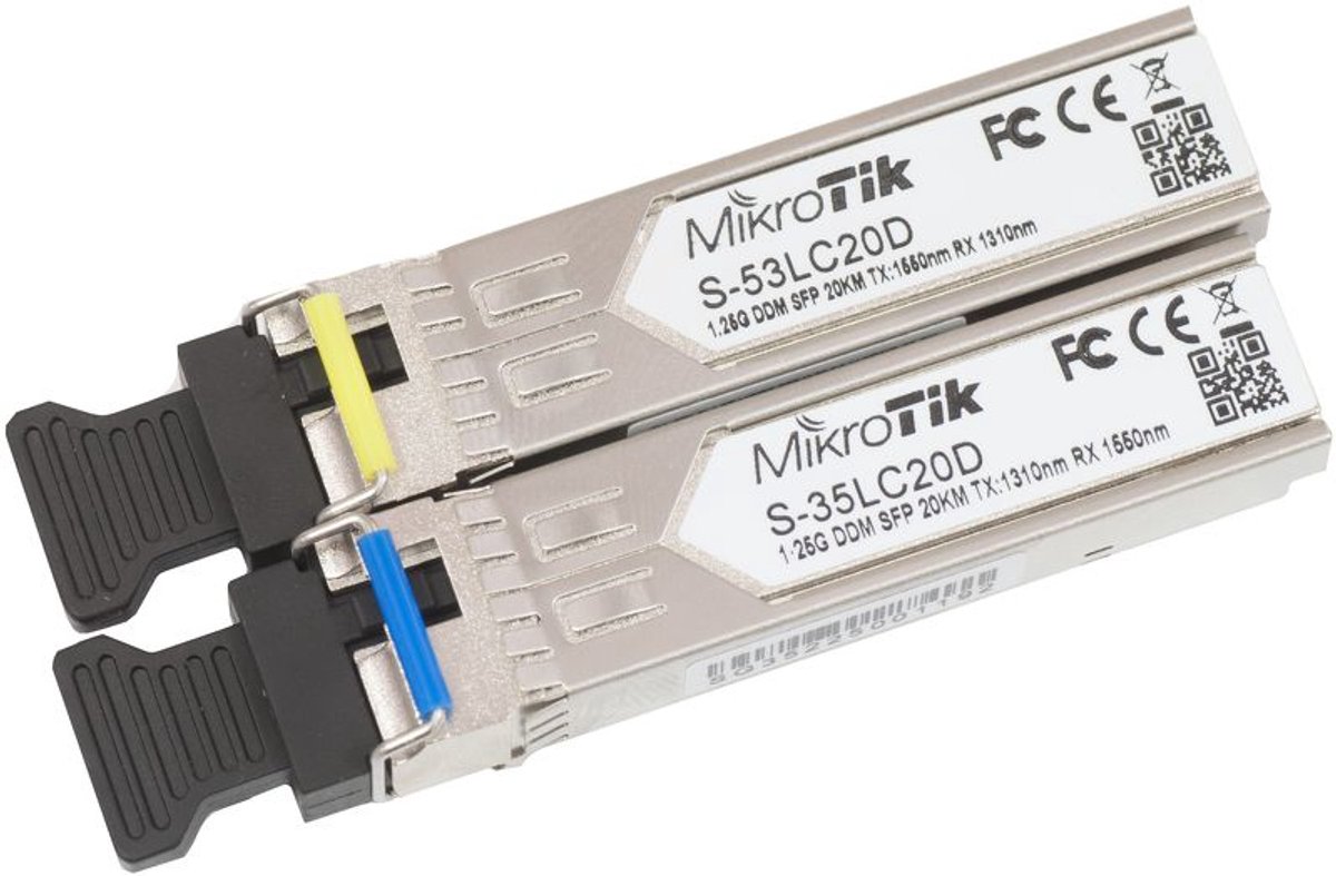 MikroTik S-3553LC20D 2 x SFP 1.25G 1310/1550nm 20km