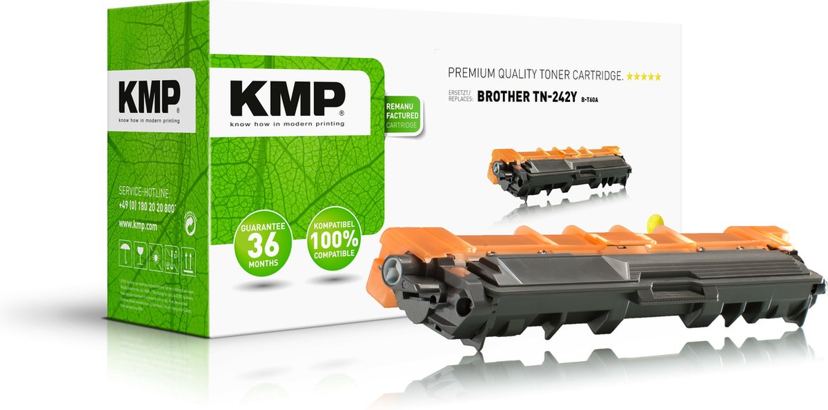 KMP B-T60A - yellow - toner cartridge (alternative for: Brother TN242Y)
