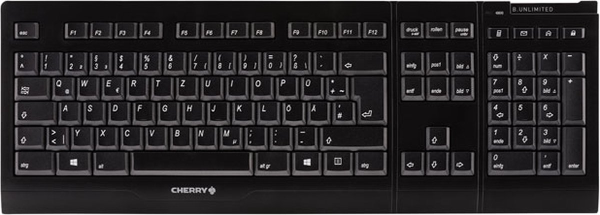 Cherry B.UNLIMITED 3.0 - Tastatur & Mus sæt - Nordisk - Sort
