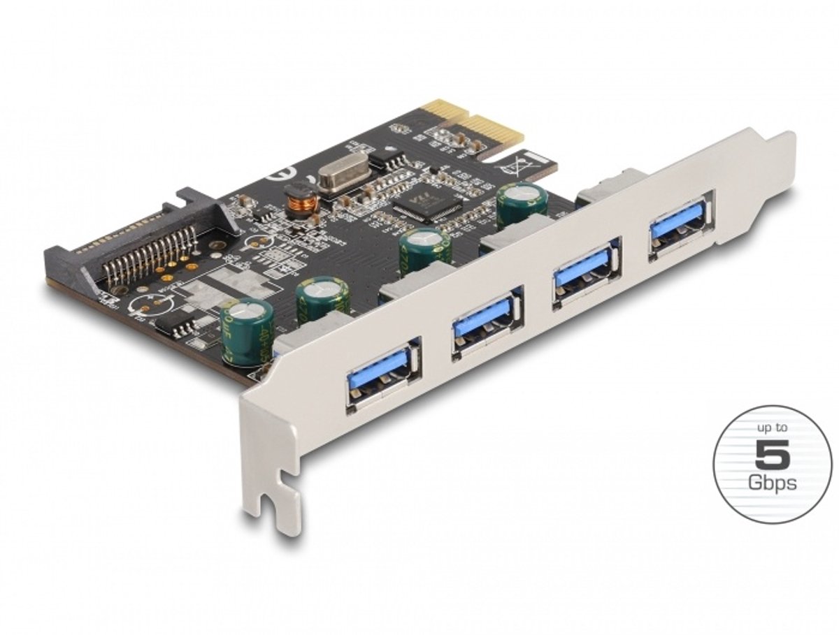 DeLOCK PCI Express Card > 4 x USB 3.0