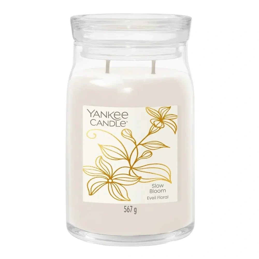 Yankee Candle duża świeca zapachowa Slow Bloom 567 g