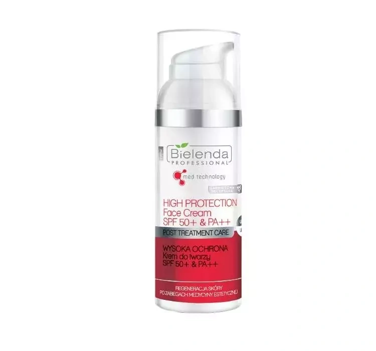 Bielenda Professional wysoka ochrona krem twarz SPF50+ PA++ 50 ml