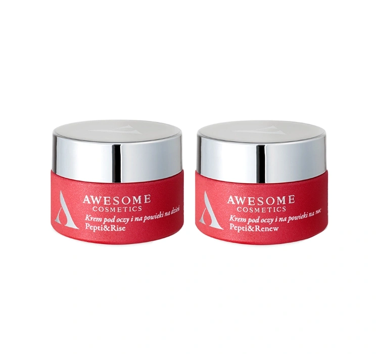 Awesome Cosmetics Pepti&More zestaw kremów pod oczy Pepti&Rise + Pepti&Renew 2 x 10 ml