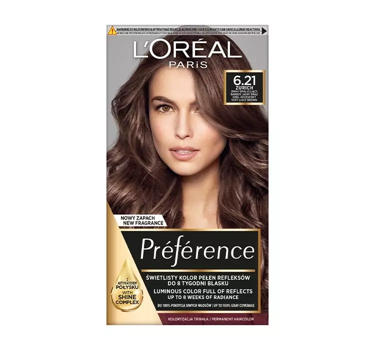 L'Oréal Paris Preference farba do włosów 6.21 Zurich