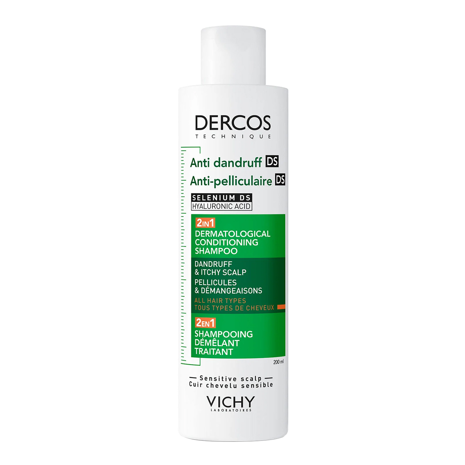 Vichy Dercos przeciwłupieżowy szampon z odżywką 2w1 200 ml