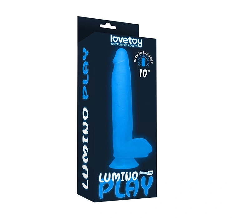 Dildo z przyssawką świecące w ciemności