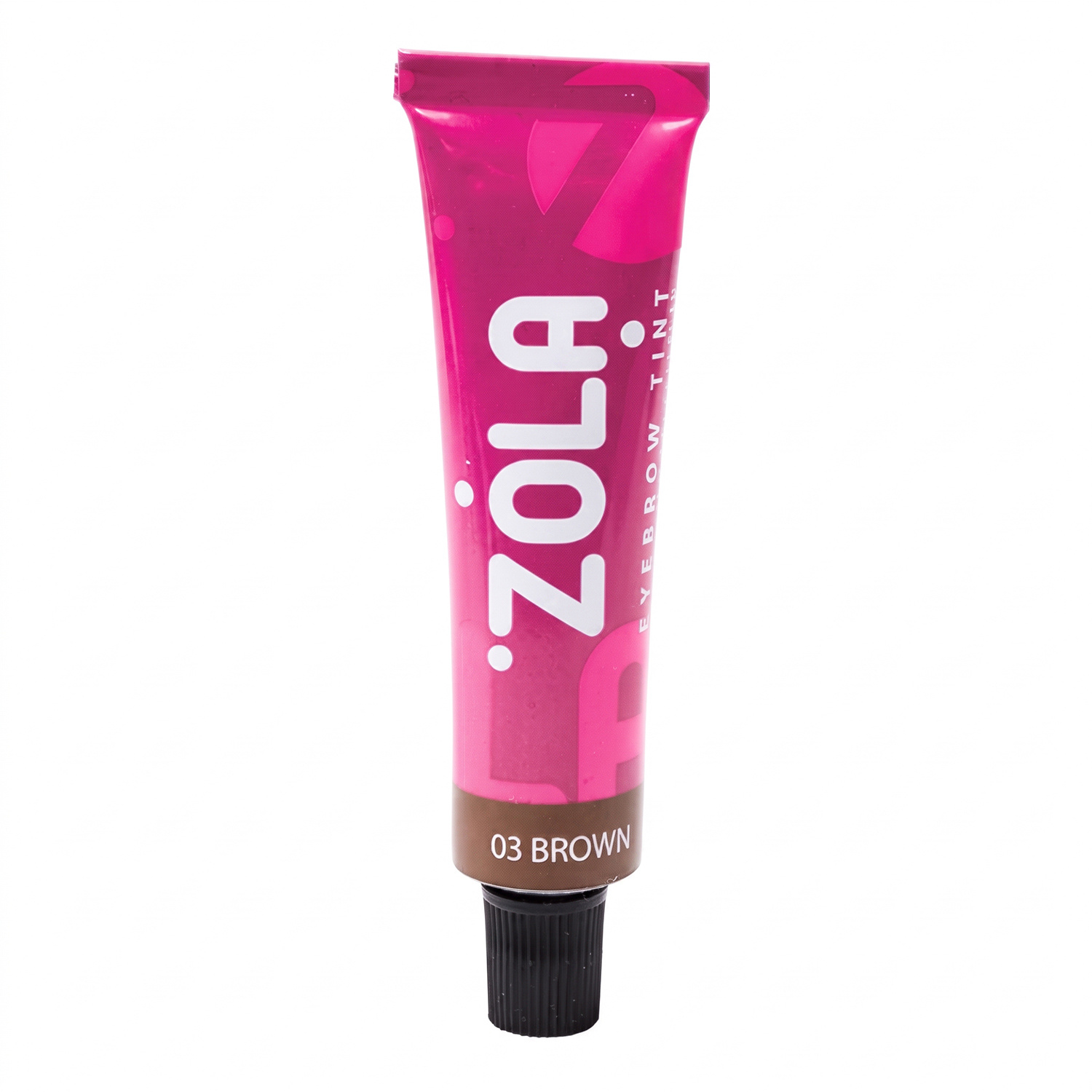 ZOLA Eyebrow Tint farba do brwi z kolagenem 03 Brown 15 ml