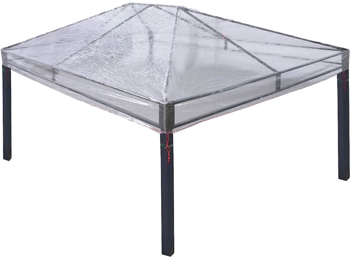 Ersatzabdeckung für Pavillon Transparent 400 x 300 x 32 cm PVC
