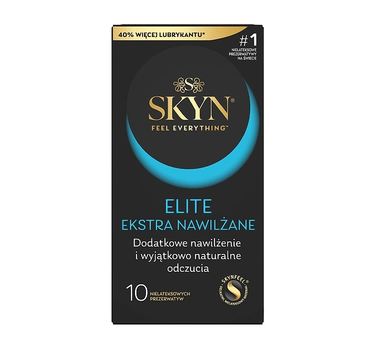 Skyn Elite Ekstra Nawilżane nielateksowe prezerwatywy 10 sztuk