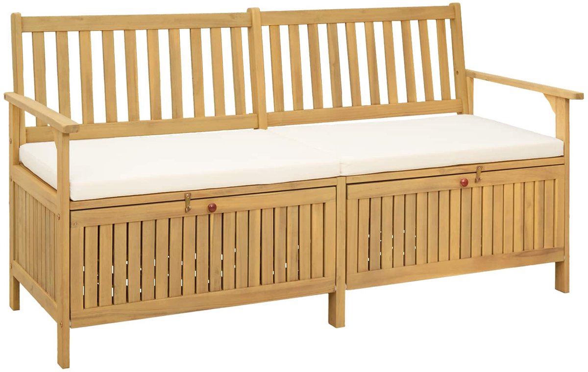 Aufbewahrungsbank mit Kissen 170 x 63 x 84 cm