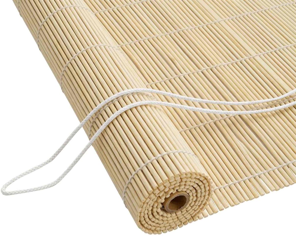 Natürliche Bambus-Rollos 160 x 220 cm