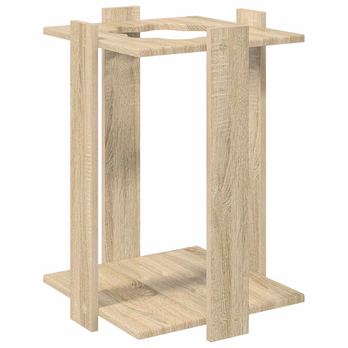 Angelrutenhalter Holzwerkstoff 42 x 43 x 60 cm Sonoma Eiche