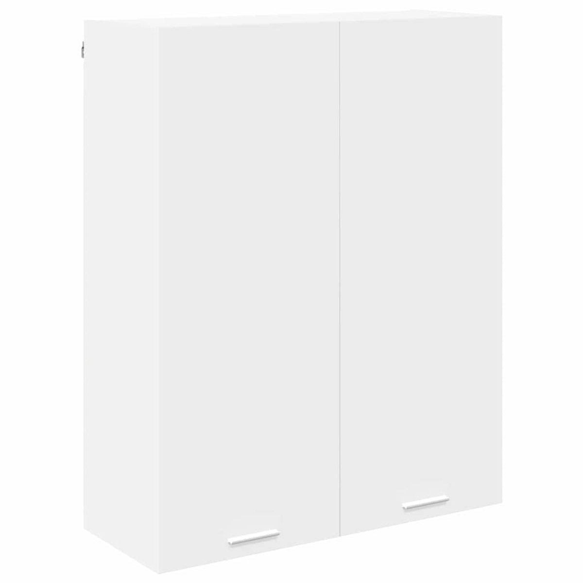 Hängeschrank mit Stauraum Weiß 80 x 31 x 100 cm Holzwerkstoff