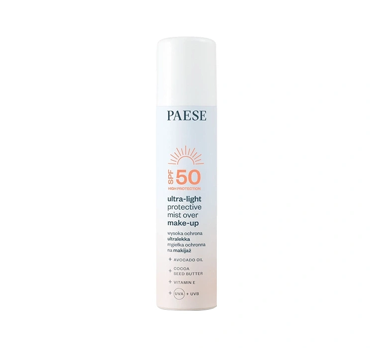 Paese ultralekka mgiełka ochronna na makijaż SPF50 75 ml
