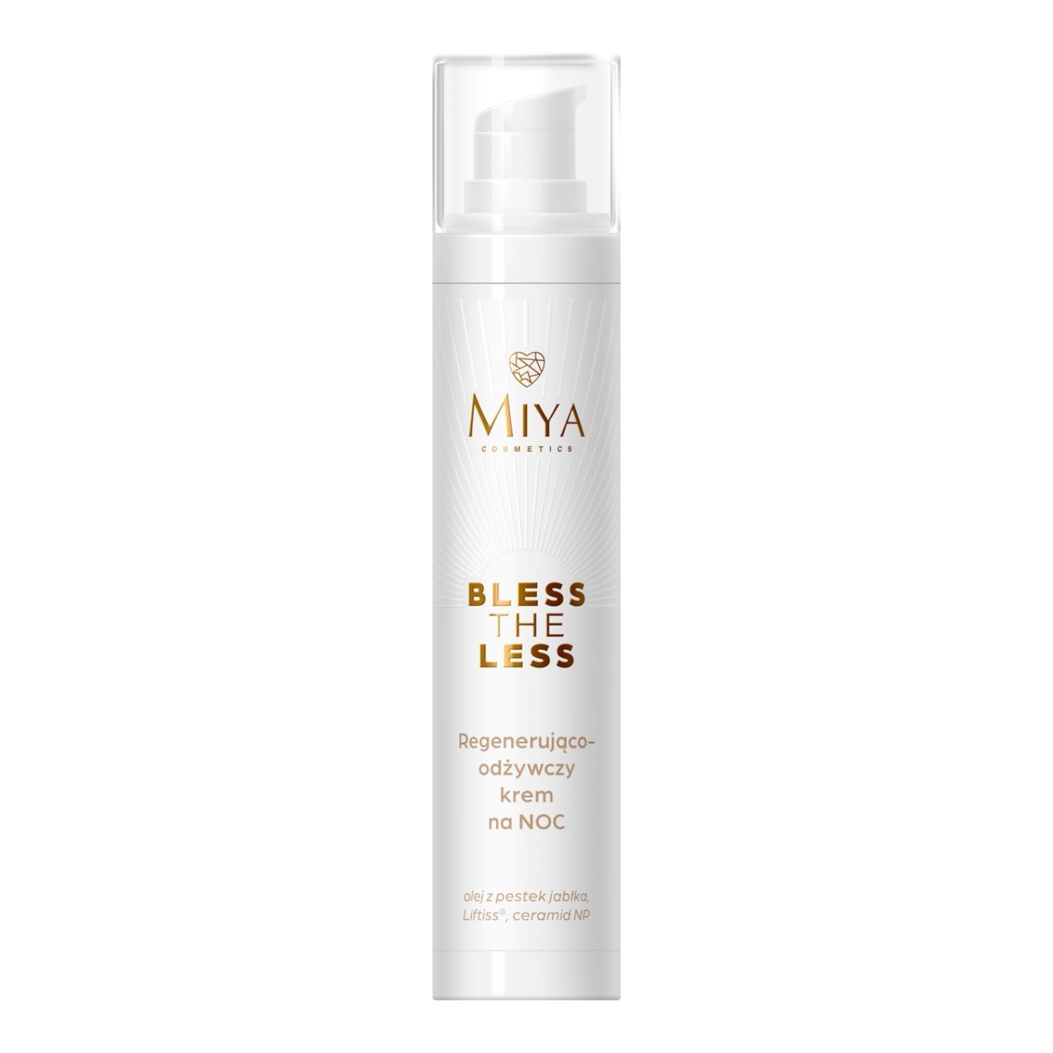 Miya Cosmetics Bless The Less regenerująco-odżywczy krem do twarzy na noc 50 ml