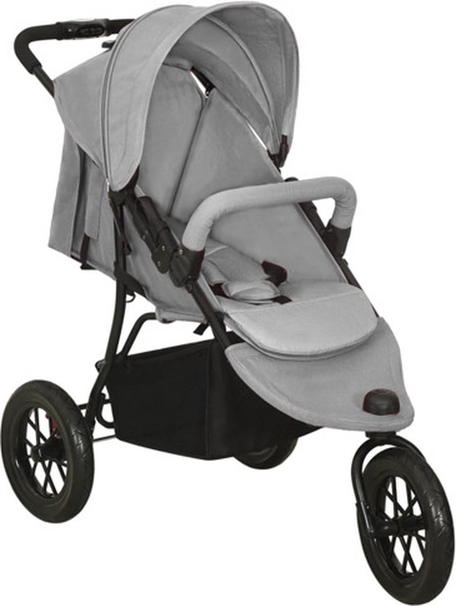 Kinderwagen Hellgrau Stahl