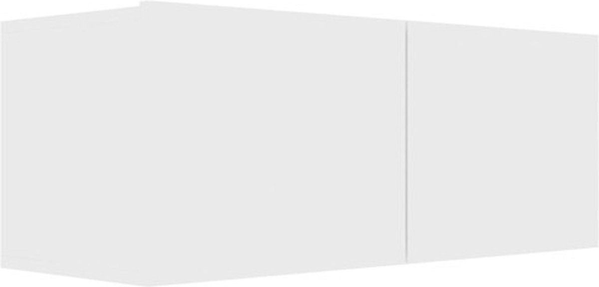 TV-Schrank Weiß 80x30x30 cm Holzwerkstoff