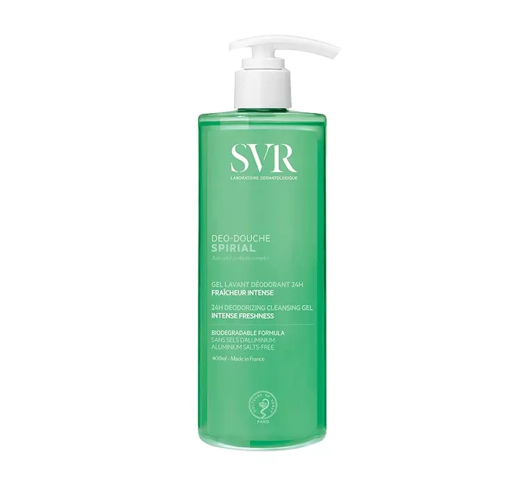 SVR Spirial dezodorujący żel do mycia ciała 400 ml