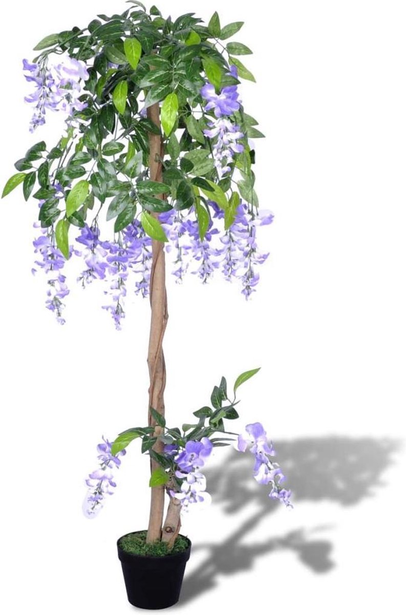 Künstliche Glyzinie mit Topf 120 cm