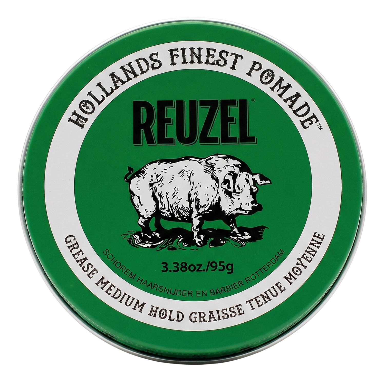 Reuzel Green Grease Medium Hold pomada do stylizacji włosów 95 g