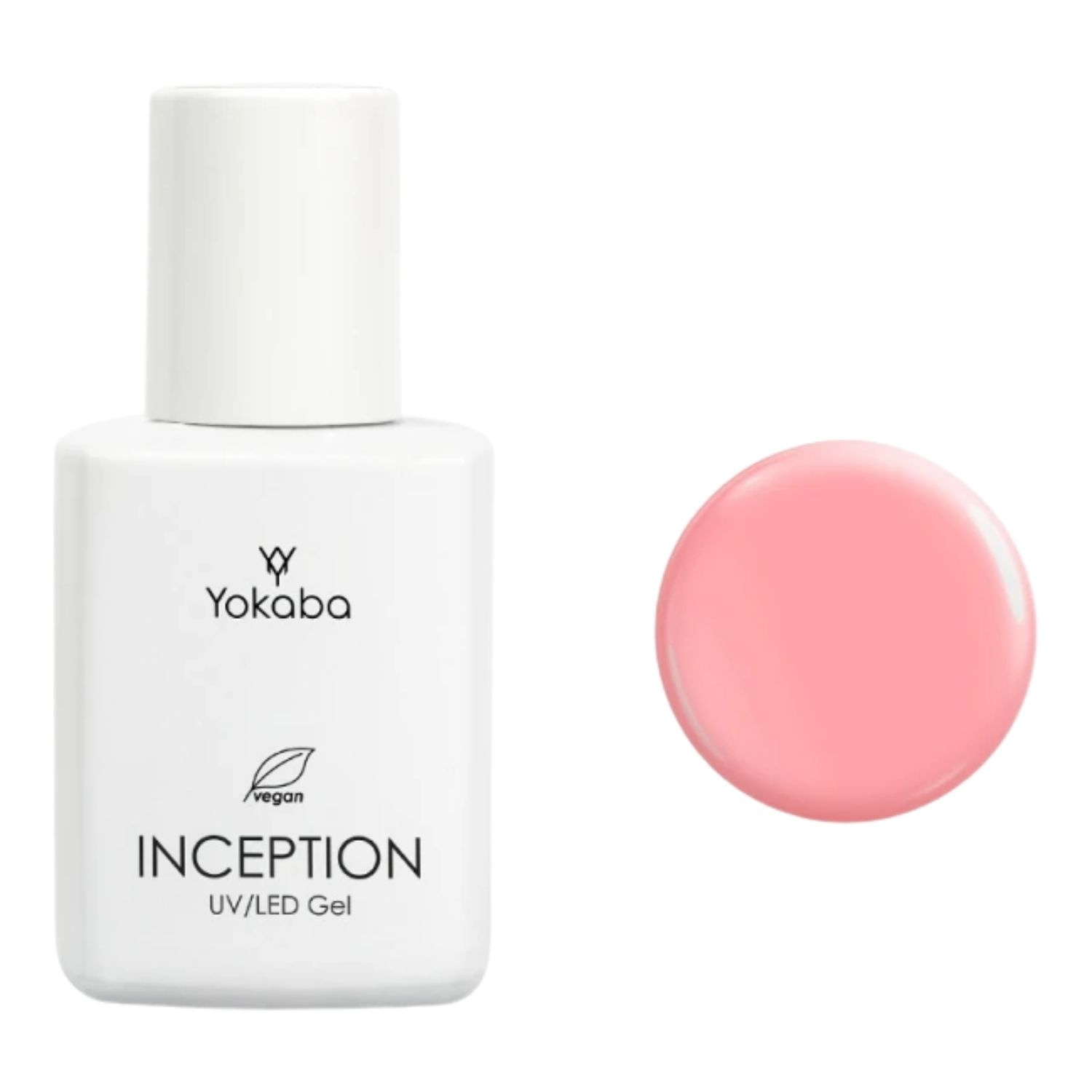 Yokaba Inception samopoziomujący żel budujący w butelce 14 Evening Pink 30 ml