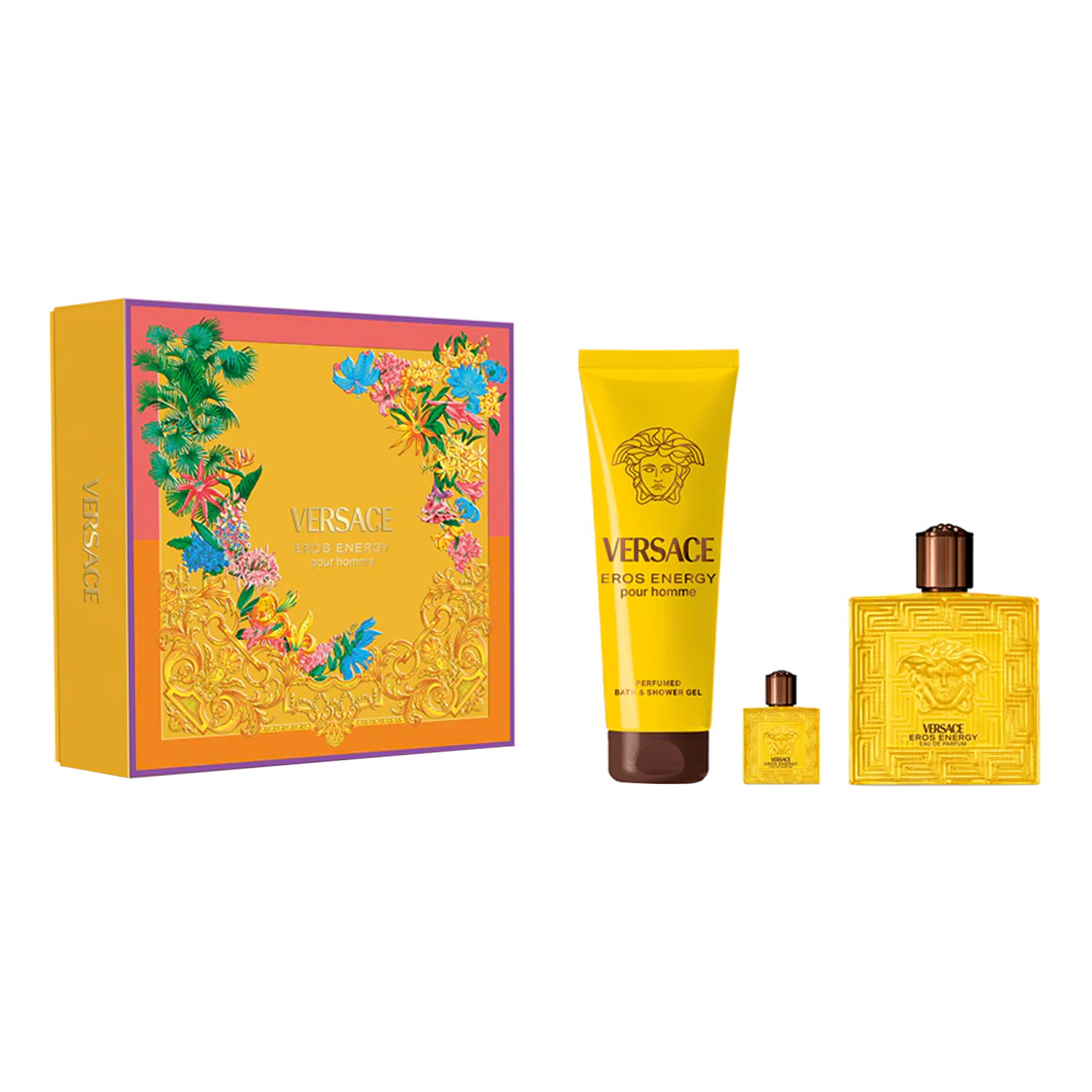 Versace Eros Energy woda perfumowana spray 100 ml + 5 ml + żel pod prysznic 150 ml
