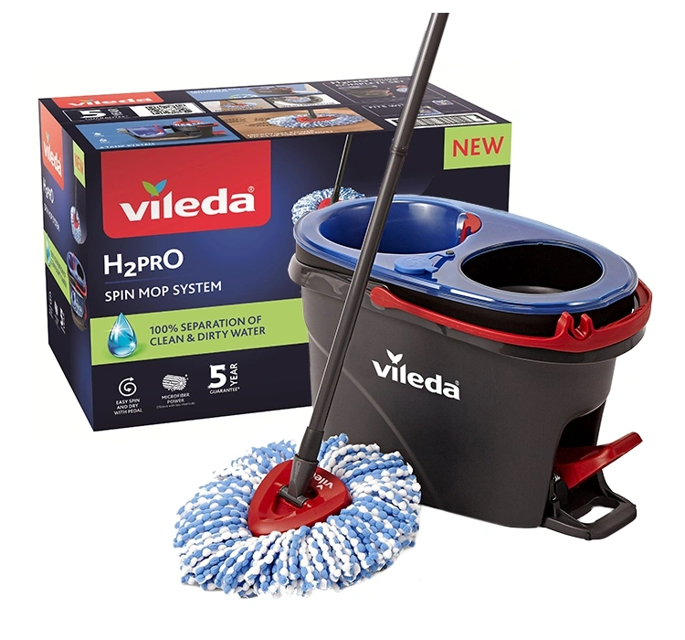 Vileda H2PRO zestaw mop obrotowy z wiadrem