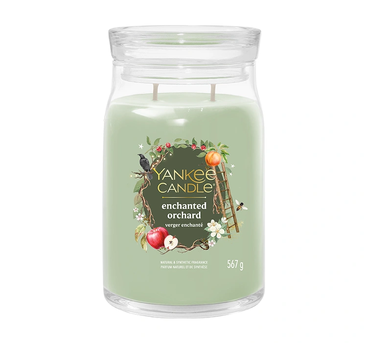 Yankee Candle Signature duża świeca zapachowa Enchanted Orchard 567 g