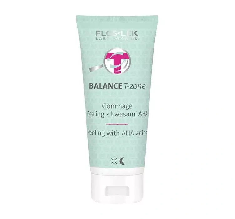 Floslek Balance T-Zone Gommage peeling z kwasami AHA 125 g