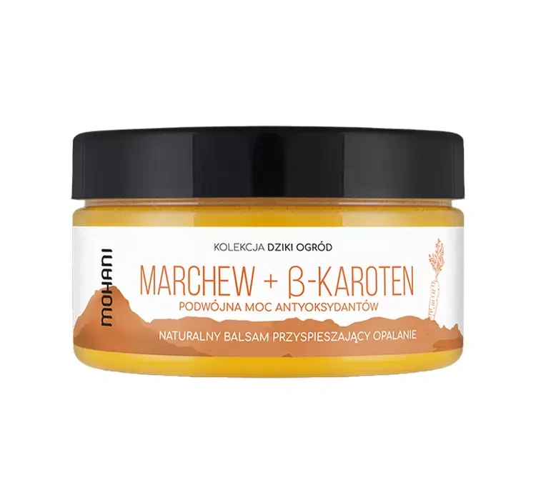 Mohani Naturalny balsam marchewkowy przyspieszający opalanie 100ml