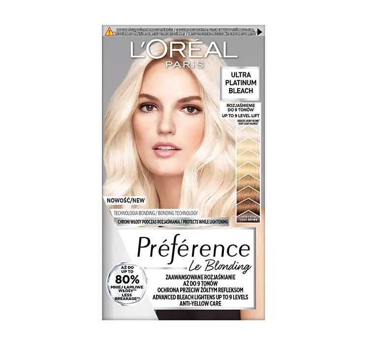 L'Oréal Paris Preference Rozjaśniacz do Włosów Ultra Platinum