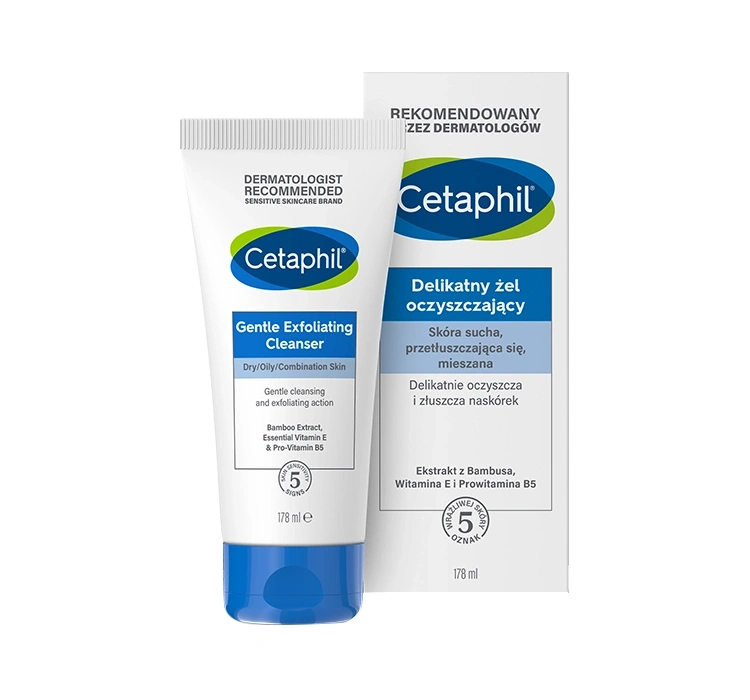 Cetaphil delikatny żel oczyszczający do twarzy 178 ml