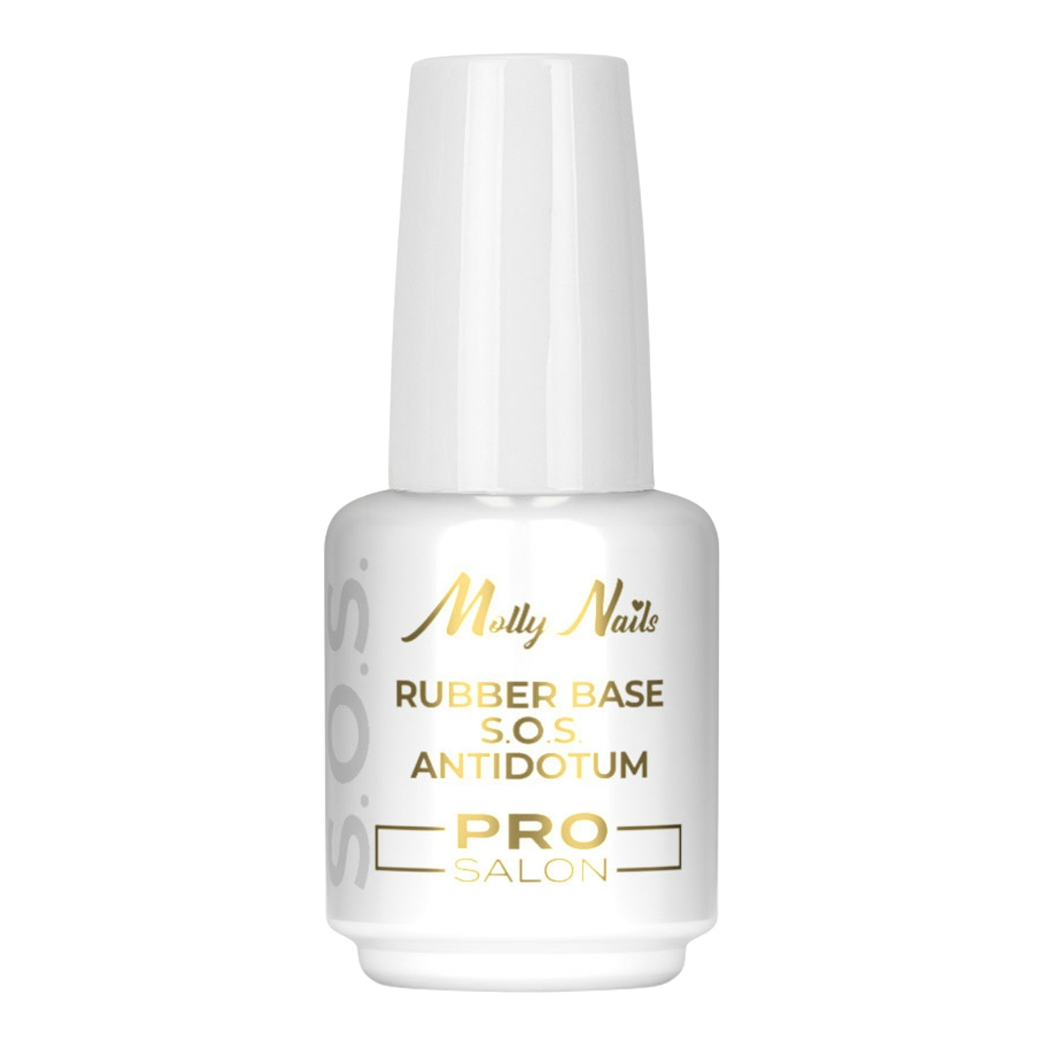 Molly Nails Pro Salon baza kauczukowa S.O.S Antidotum Clear 15 g