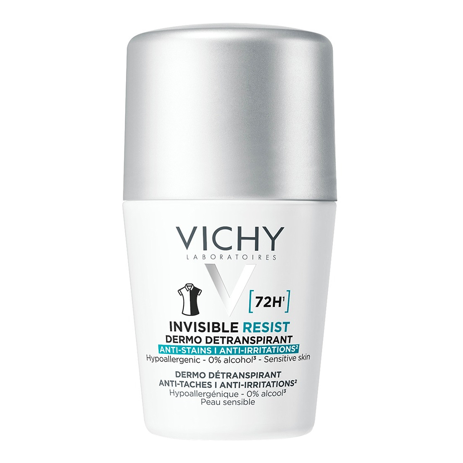 Vichy Invisible Resist antyperspirant dla kobiet w kulce przeciw śladom 50 ml