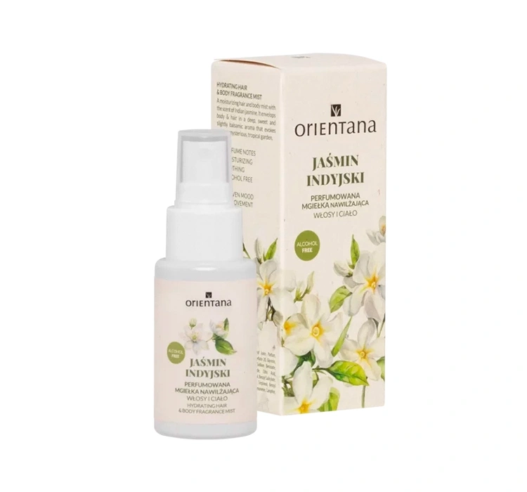 Orientana perfumowana mgiełka do ciała i włosów Jaśmin Indyjski 50 ml