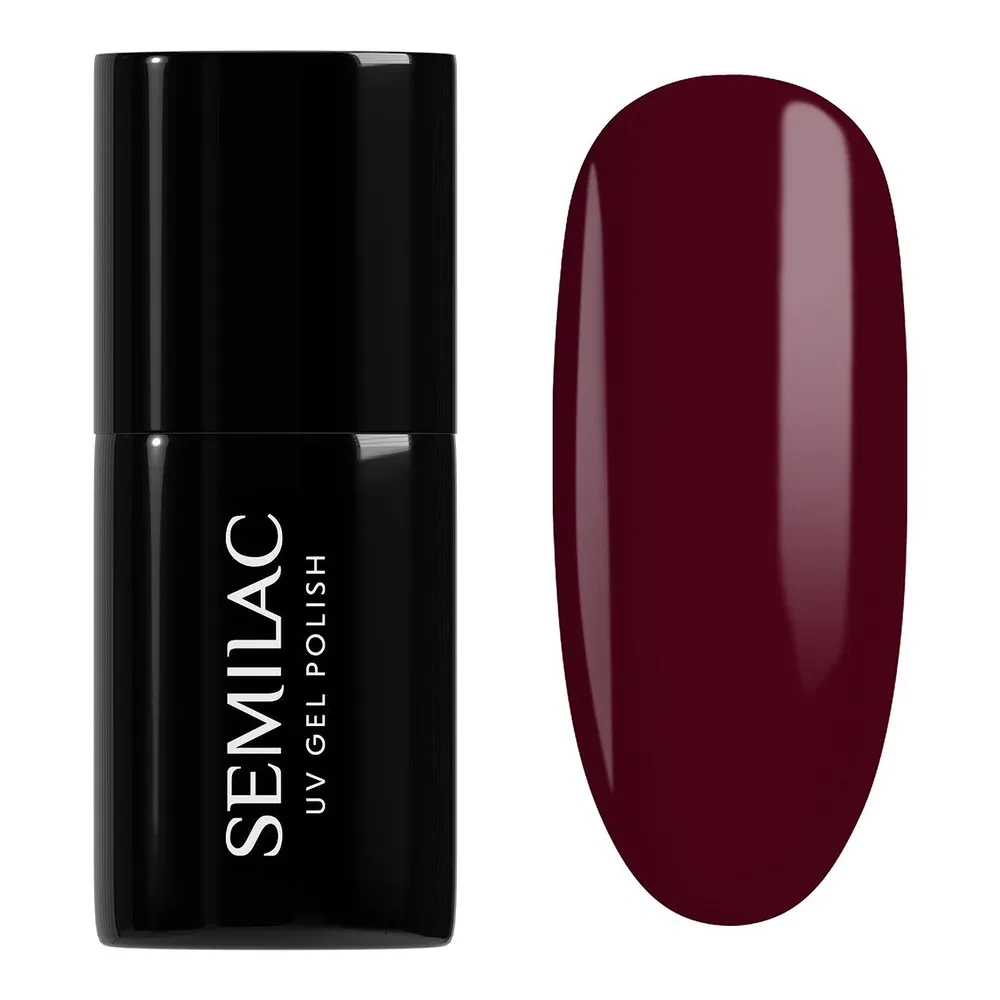 Semilac hybrydowy lakier do paznokci 316 Burgundy Red 7 ml
