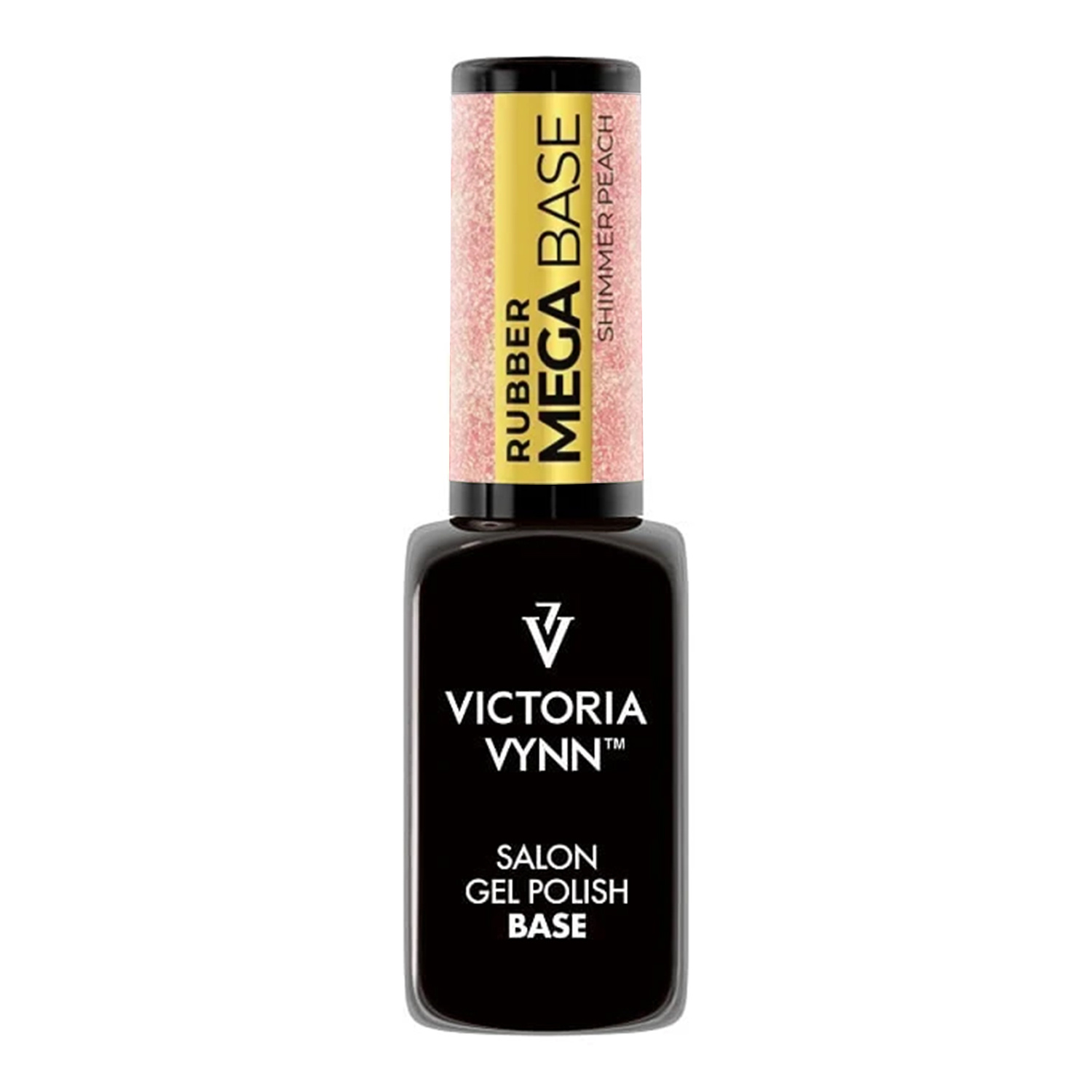 Victoria Vynn Rubber Mega Base baza kauczukowa do paznokci Shimmer Peach 8 ml
