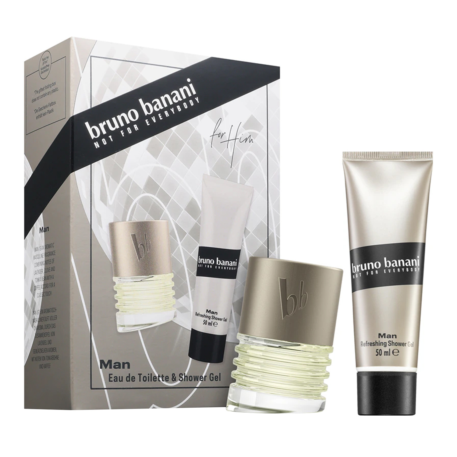 Bruno Banani Man woda toaletowa spray 30 ml + żel pod prysznic 50 ml