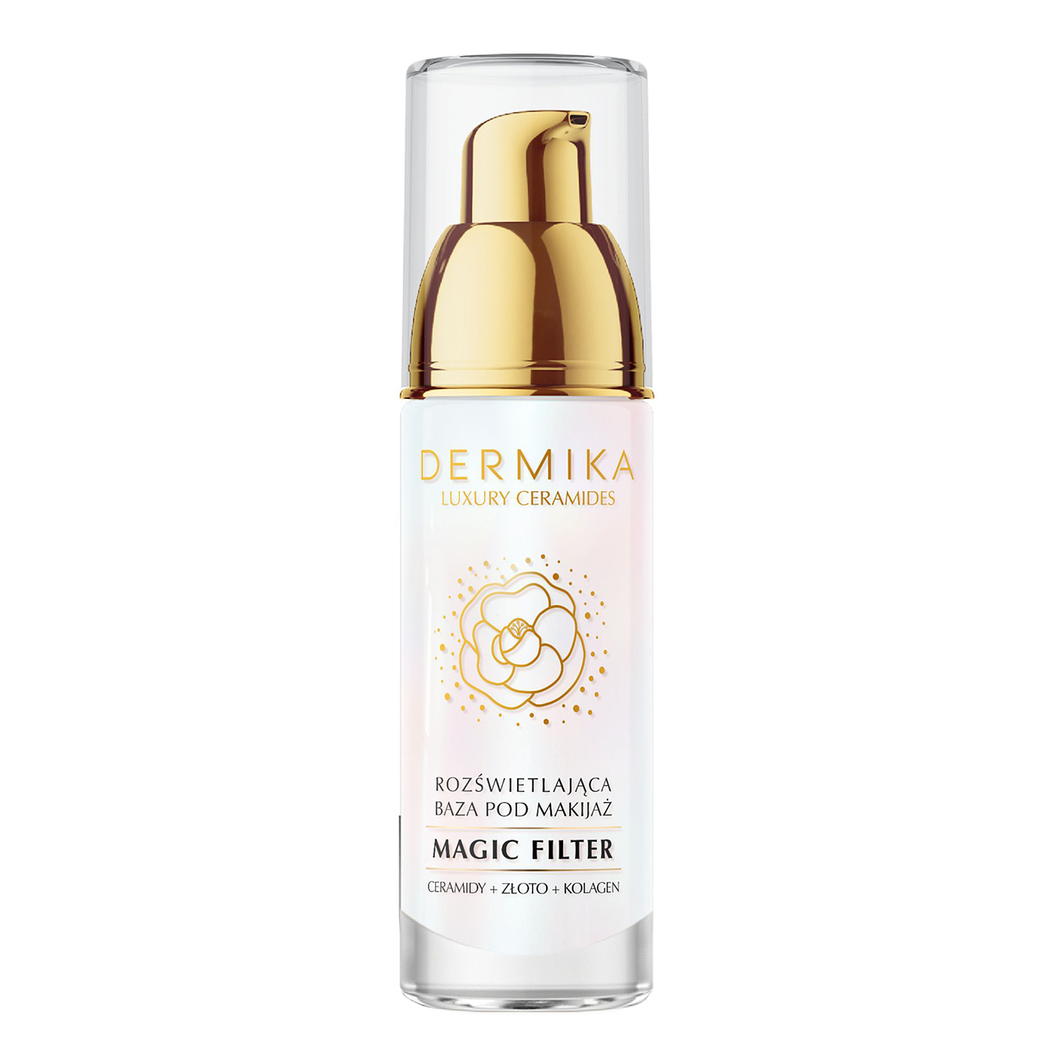 Dermika Luxury Ceramides rozświetlająca baza pod makijaż Magic Filter 30 ml