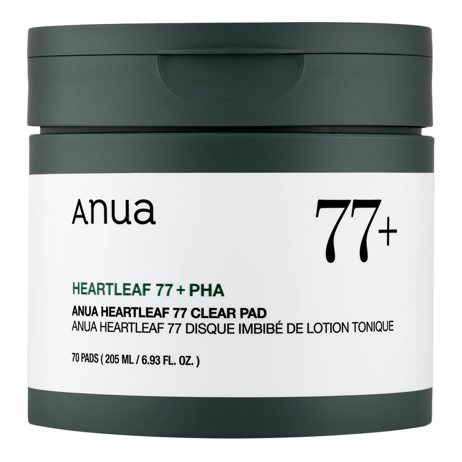Anua Heartleaf 77 tonizujące płatki do twarzy 70 sztuk