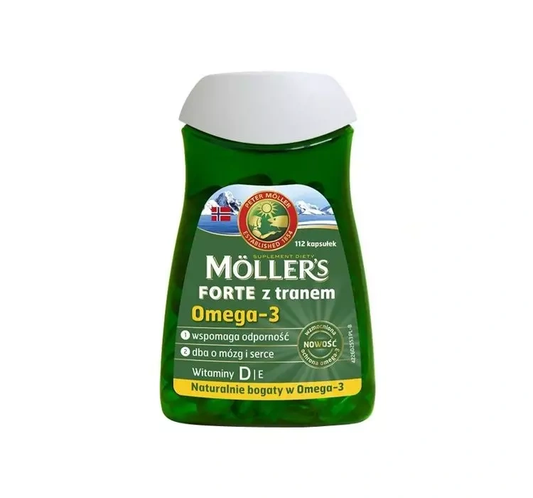 MOLLER’S FORTE Z TRANEM SUPLEMENT DIETY 112 KAPSUŁEK