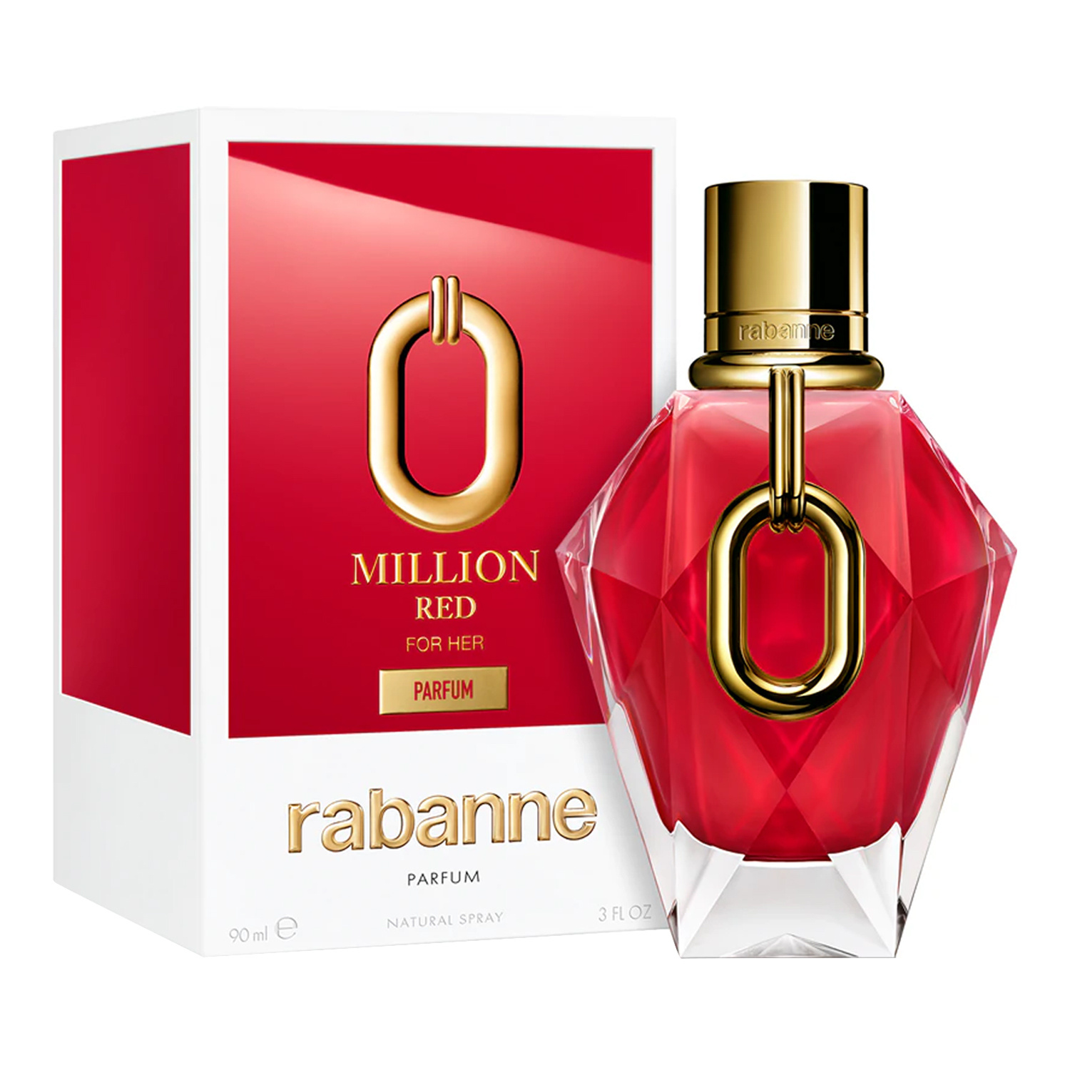 Rabanne Million Red perfumy spray 90 ml
