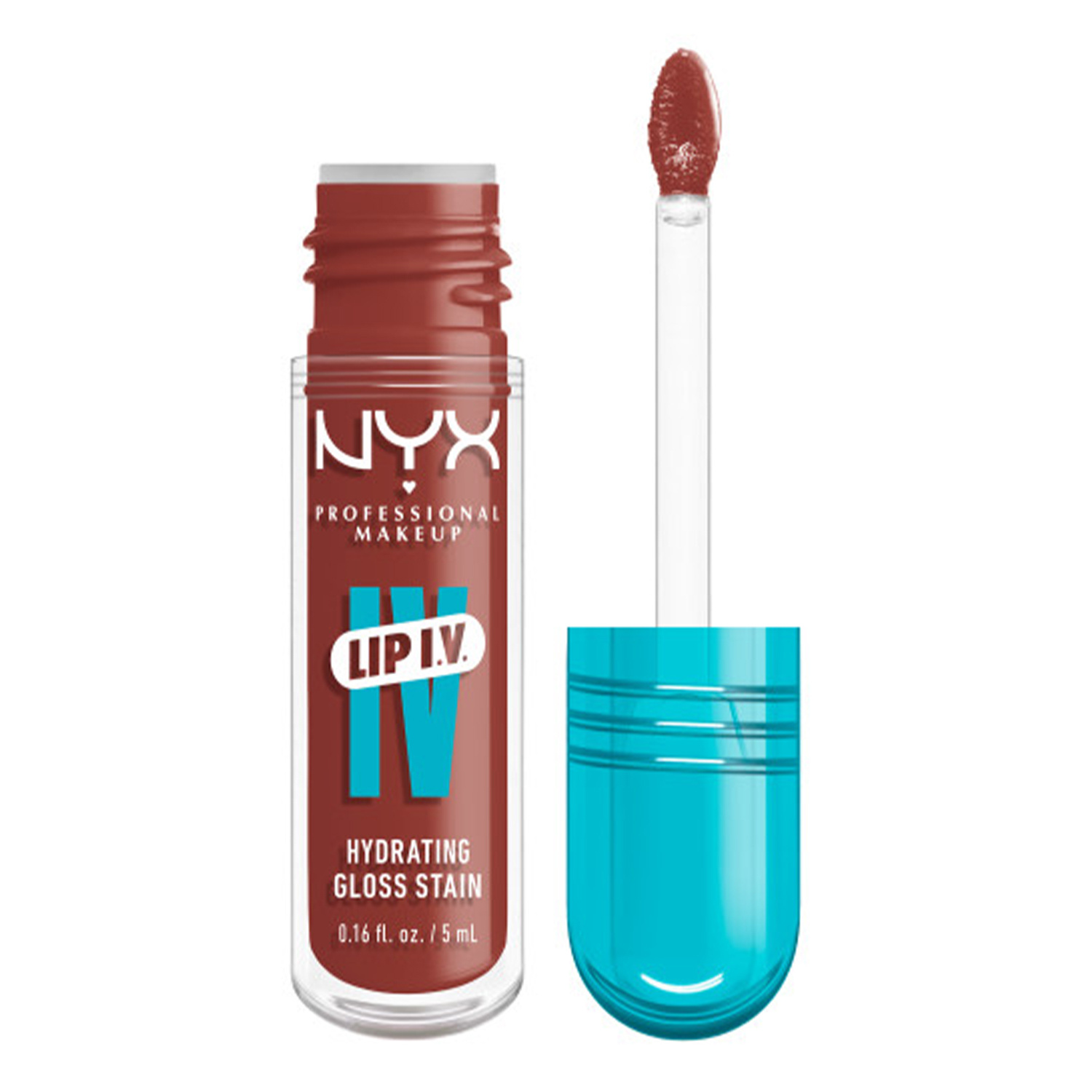 NYX Professional Makeup Lip IV Hydrating Gloss Serum pigmentujący błyszczyk do ust 18 Drippin' Nude 5 ml