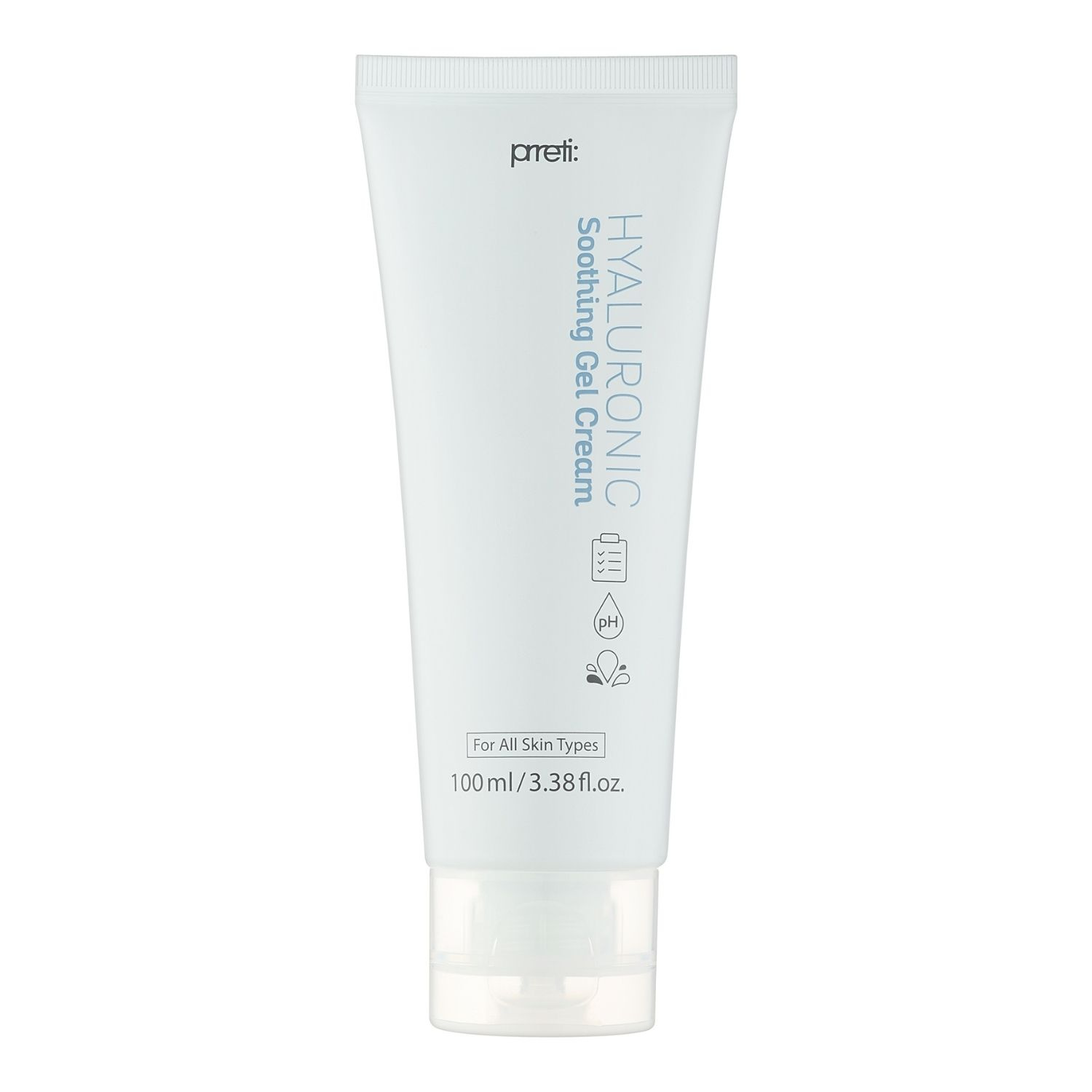 Prreti Hyaluronic Soothing Gel Cream nawilżający żel-krem z kwasem hialuronowym 100 ml