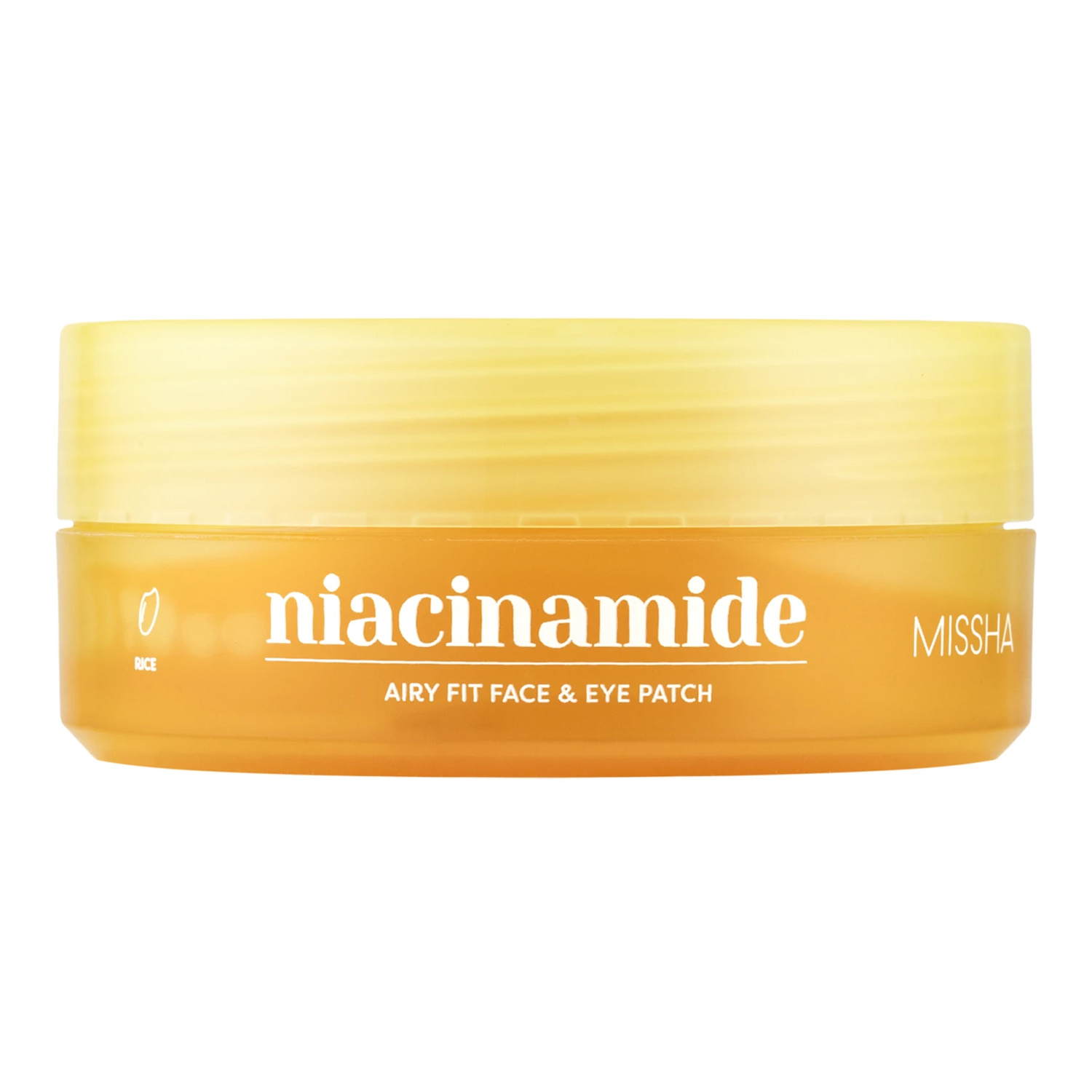 Missha Airy Fit Niacinamide Brightening Face & Eye Patch hydrożelowe płatki pod oczy z niacynamidem 60 sztuk